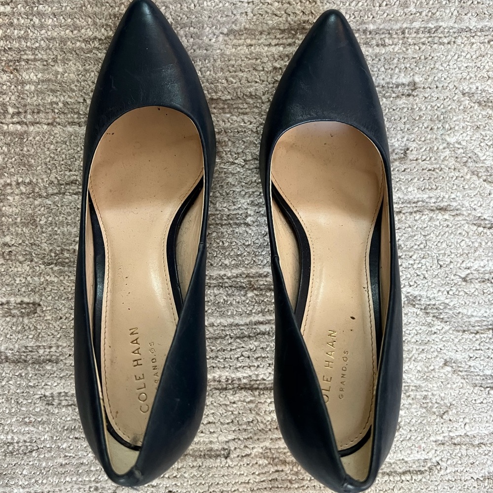 Cole Haan Navy Heels